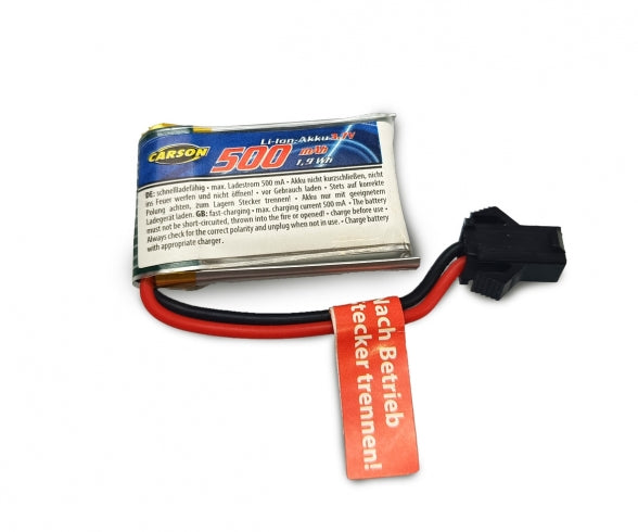 3,7V/500mAh Lipo Batt. 500108052 JST
