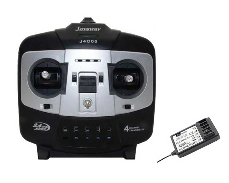 Joysway fjernbetjening J4C05 m modtager - J5C01R, DF95, DF65 V6 881155