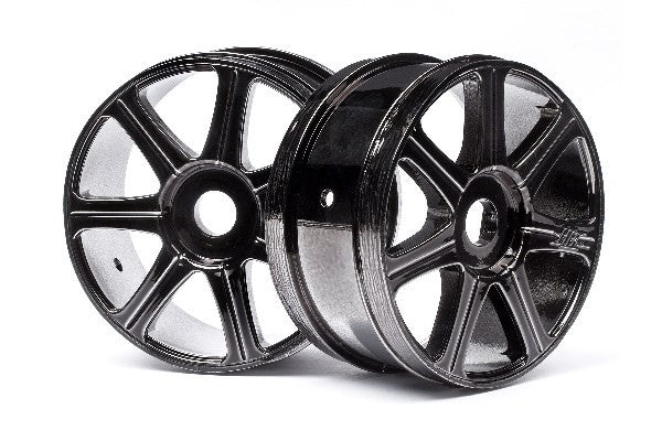 HPI 67768 - HB EDGE WHEEL (BLACK CHROME/2PCS)