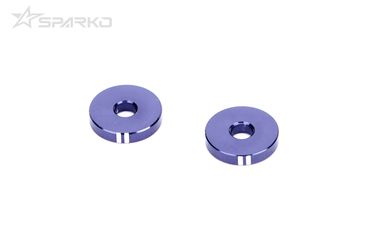 Sparko F8 7075 Aluminum Shock Ball Stud Shim 2mm (2) SE