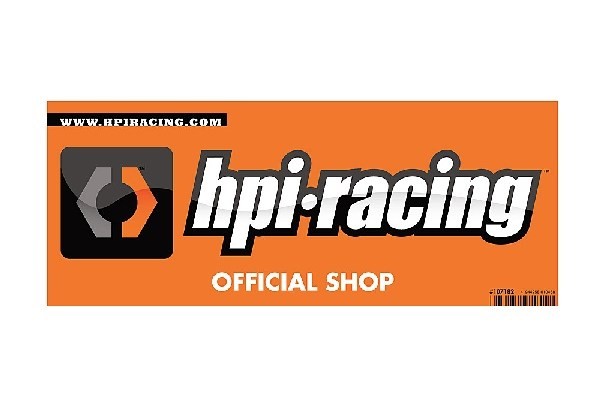 HPI 107182 - HPI LOGO SMALL WINDOW STICKER - DOUBLE SIDED