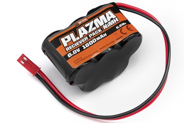 HPI 160153 - PLAZMA 6.0V 1600MAH NIMH RECEIVER BATTERY PACK