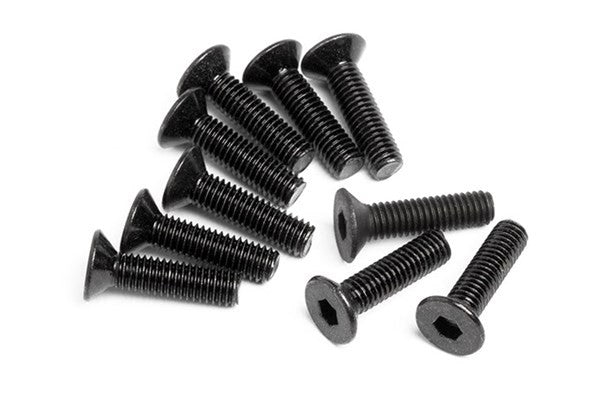 HPI Z084 - FLAT HEAD SCREW M3X12MM (HEX SOCKET/10PCS)