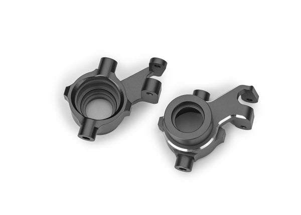 TRAXXAS 10237-GRAY Steering Blocks Alu Gray (Pair) Maxx, Maxx Slash