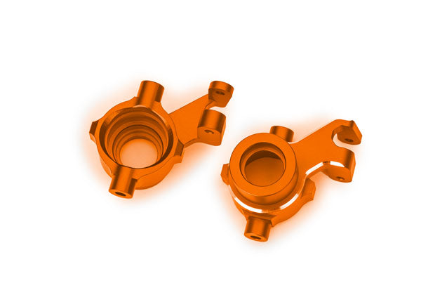 TRAXXAS 10237-ORNG Steering Blocks Alu Orange (Pair) Maxx, Maxx Slash