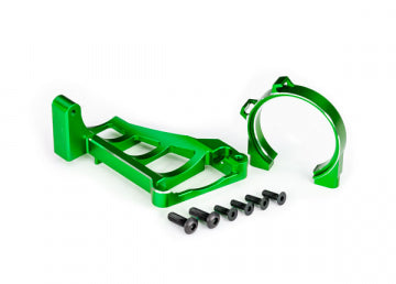 Traxxas 10261-GRN Motor Mounts Front & Rear Set Alu Green Maxx