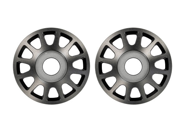TRAXXAS 10274-GRAY Wheel Centers Alu Gray (Pro Scale Wheel Alu System) (2)