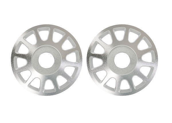 TRAXXAS 10274-SLVR Wheel Centers Alu Silver (Pro Scale Wheel Alu System) (2)