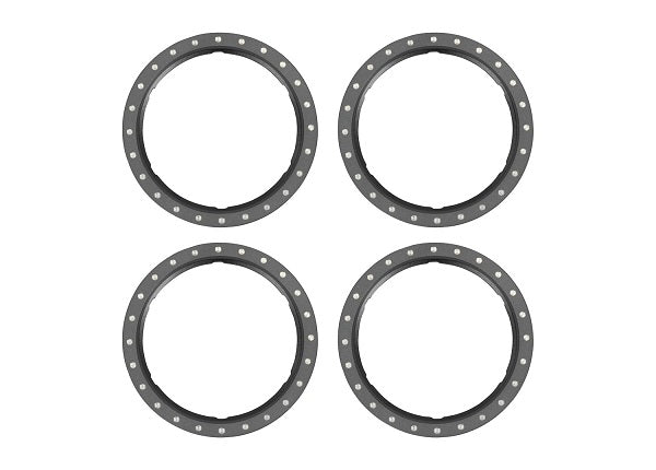 TRAXXAS 10276-GRAY Beadlock Rings Alu Gray (Pro Scale Wheel Alu System) (4)