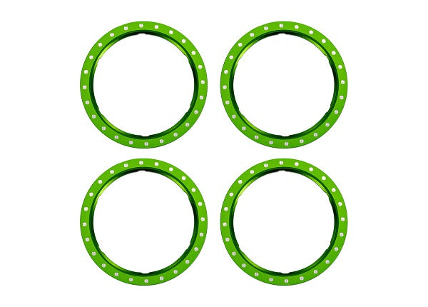 TRAXXAS 10276-GRN Beadlock Rings Alu Green (Pro Scale Wheel Alu System) (4)