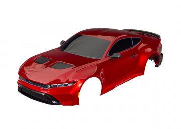 Traxxas 10511-RED Body Ford Mustang Clipless Complete Red