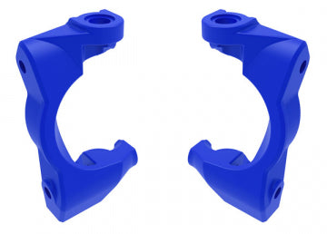 Traxxas 10732-BLUE Caster Blocks Blue (Pair) Mini Maxx/XRT