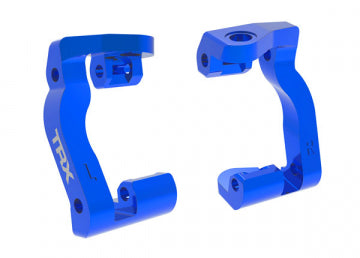 Traxxas 10733-BLUE Caster Blocks Alu Blue (Pair) Mini Maxx