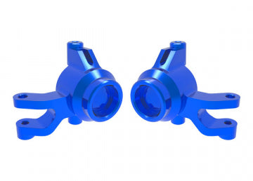 Traxxas 10734-BLUE Steering Blocks Alu Blue (Pair) Mini Maxx