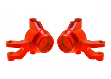Traxxas 10734-RED Steering Blocks Alu Red (Pair) Mini Maxx