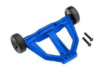 Traxxas 10776-BLUE Wheelie Bar Complete Blue Mini Maxx/XRT