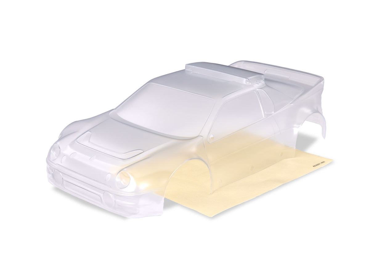 Body Mini Rally Ford RS200 Clear