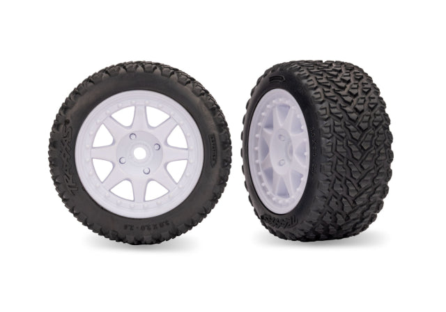 Tires & Wheels Rally / Mini Rally White Front (2)