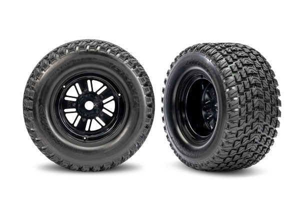 TRAXXAS 10947 Tires & Wheels Gravix / Pro Scale Sand Car Race 24mm (2)