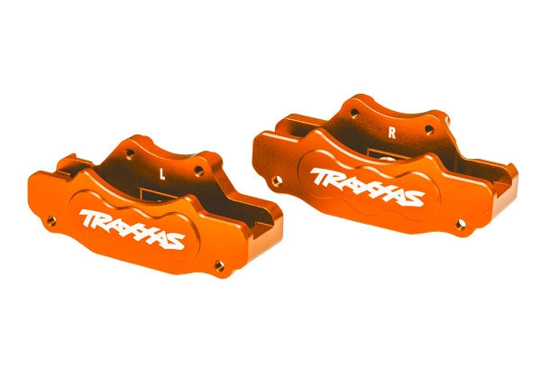 TRAXXAS 10951-ORNG Brake Calipers Front Alu Orange Funco Sand Car