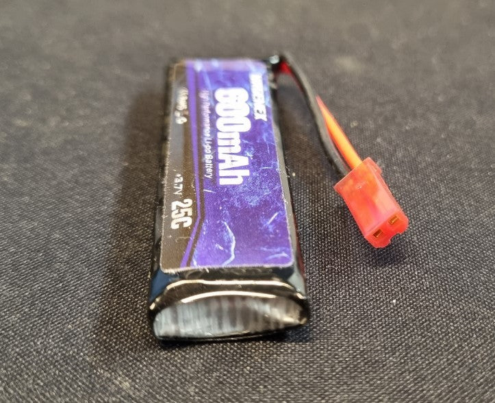 LiPo 3,7V 600mah - JST stik