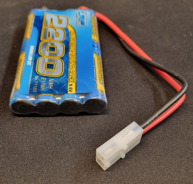 9,6V NiMh batteri Tamiya stik 2200mAh