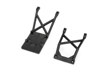 Traxxas 3623-BLK Skid Plates Front and Rear Black