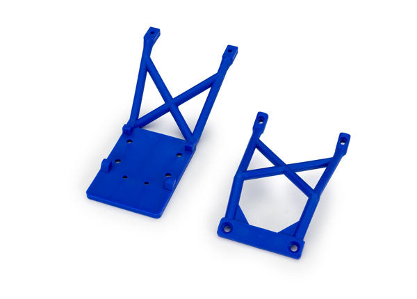 TRAXXAS 3623-BLUE Skid Plates Front and Rear Blue