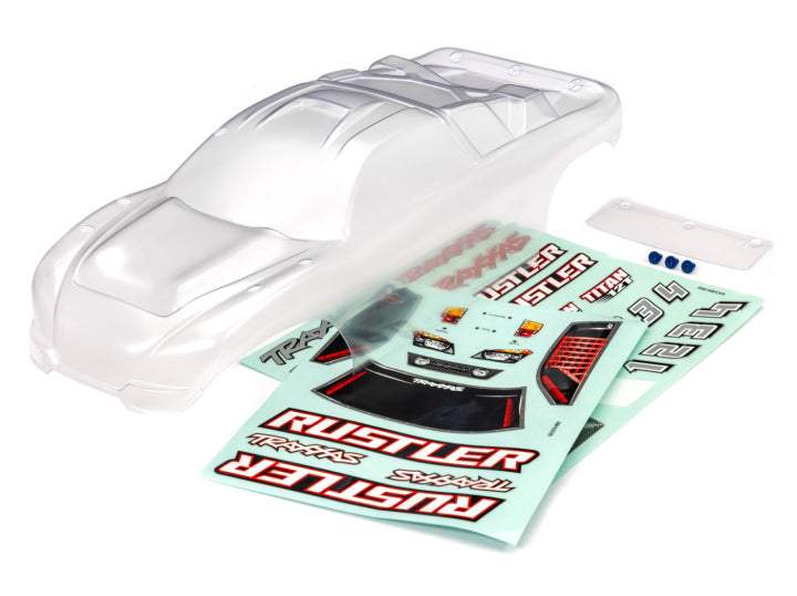 Body Rustler 2WD Clipless Clear