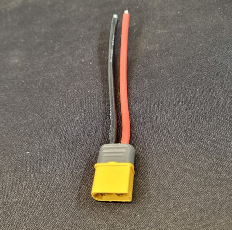 XT60 han stik med 10 cm ledning