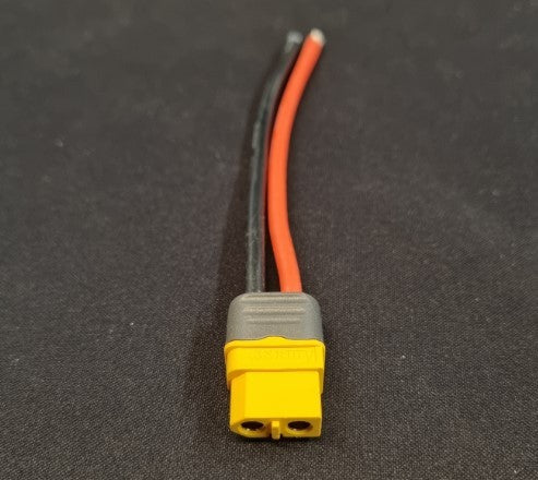 XT60 han stik med 10 cm ledning
