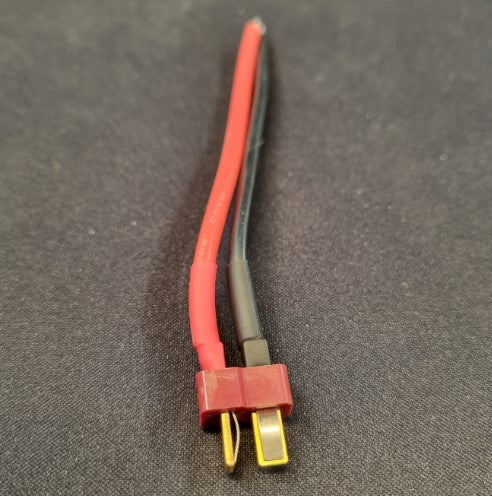 Deans stik han med 10 cm ledning