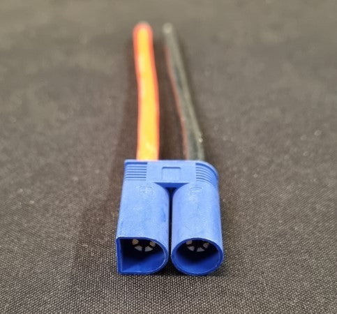 EC5 han stik med 10cm ledning - 12 AWG
