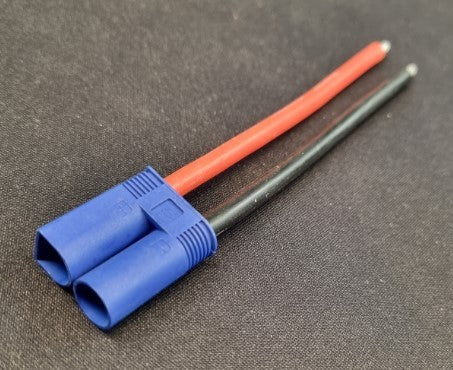EC5 han stik med 10cm ledning - 12 AWG