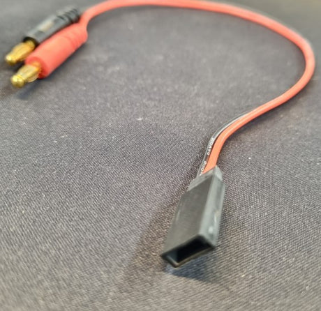 Ladekabel med Futaba / JST stik - 25 cm langt