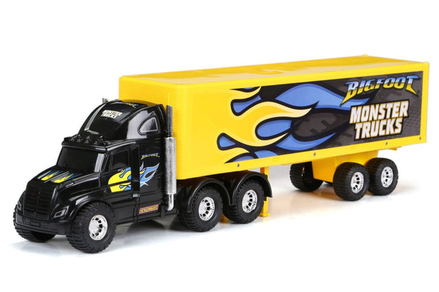 Monster Truck Hauler 22" med 2 Trucks