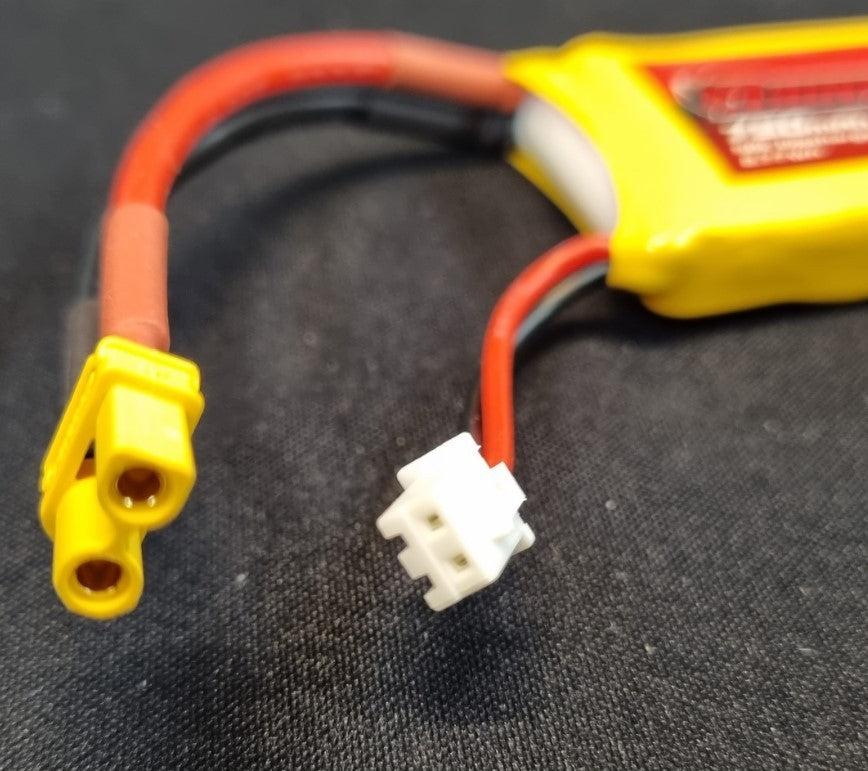 LiPo batteri 3,7v 1s 750mAh xt30 stik 50c