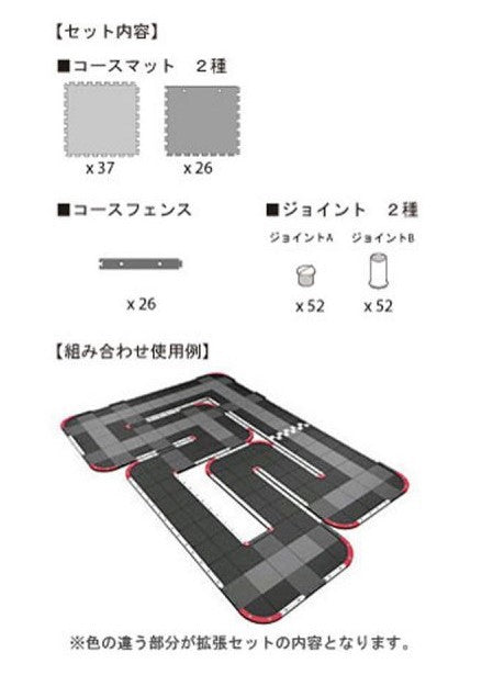 Kyosho Mini-Z Grand Prix Circuit 50 Expansion Set (60pcs)