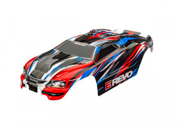 Traxxas 7115-RBLU Body 1/16 E-Revo Red/Blue