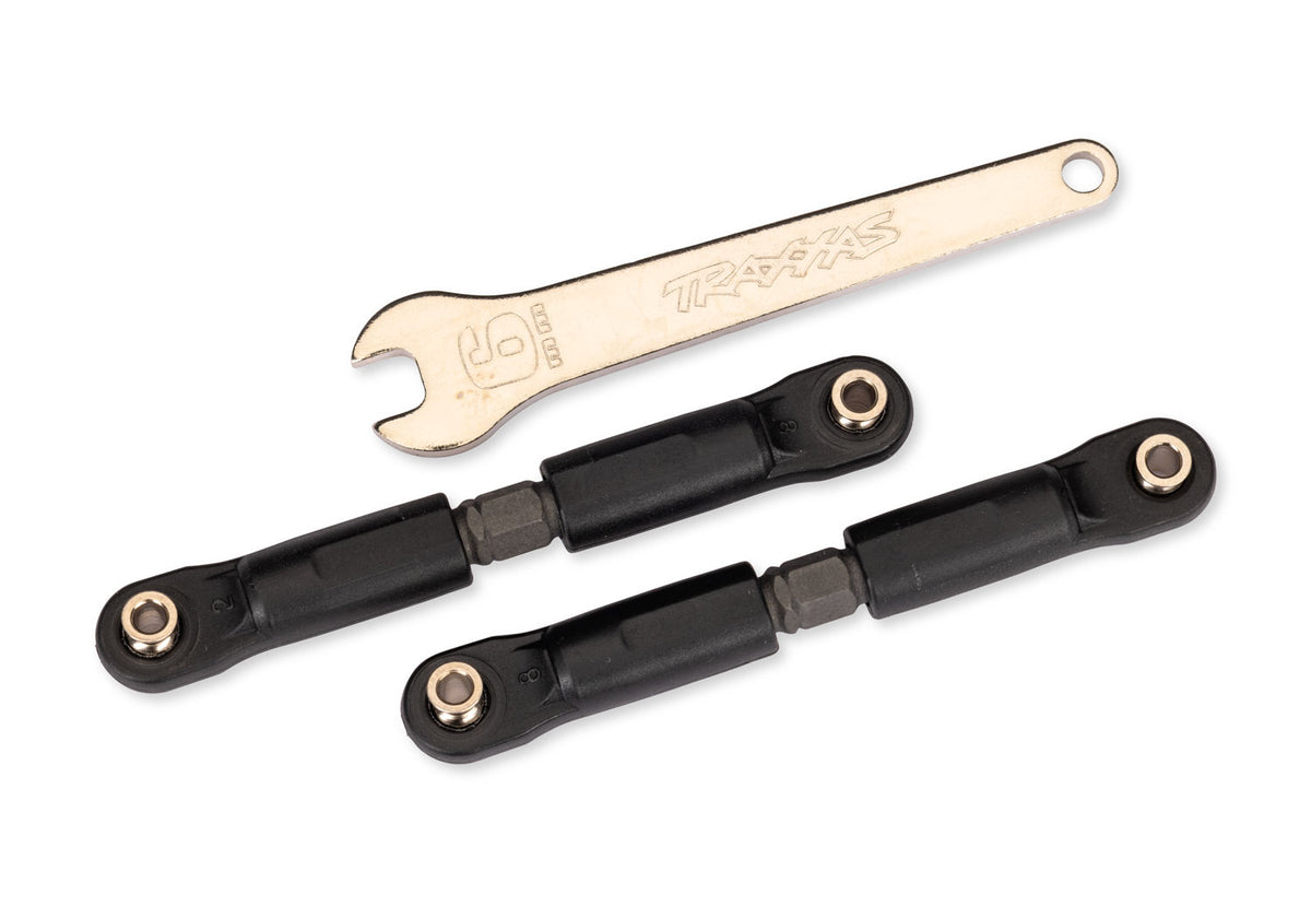 Camber/Toe Links Rear X-Short Adjustable Steel Gray (2)