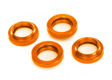 Traxxas 7767-ORNG Spring Retainer Alu Orange (for GTX #7761,7861) (4)