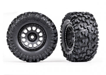 Traxxas 7875 - Tires & Wheels Maxx AT/XRT Race Black (2)