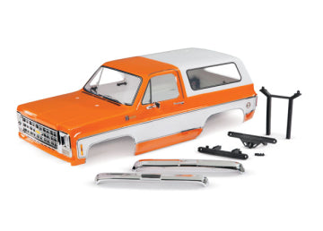 Traxxas 8126-ORNG Body Chevy Blazer '79 Orange Complete Clipless