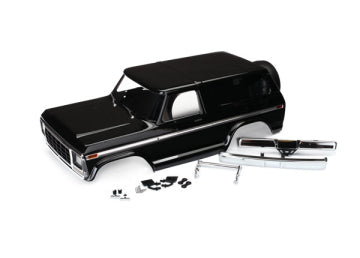Traxxas 8188 - Body Ford Bronco '79 Black Complete Clipless