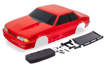 Traxxas 9421R Body Ford Mustang Drag Slash Red