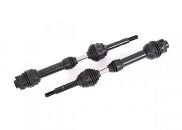 Traxxas 9450R Driveshafts Rear CV Steel Complete (2) Drag Slash, Bandit