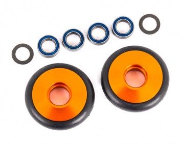 Traxxas 9461A Wheel Set Alu Orange Wheelie Bar Drag Slash