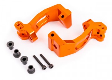 Traxxas 9532T Caster Blocks (C-Hub) Alu Orange L+R Sledge
