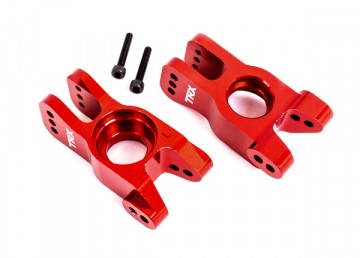 Traxxas 9552R Carriers Stub Axle Alu Red (Pair) Sledge