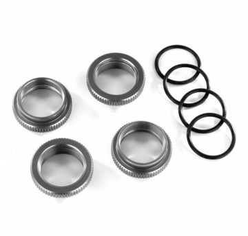 Traxxas 8968-GRAY Spring Adjuster Alu Gray GT-Maxx (4)